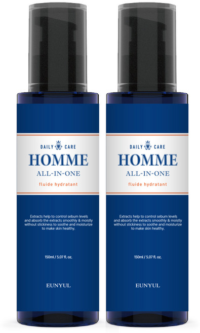은율 데일리 케어 옴므 올인원, 150ml, 2개