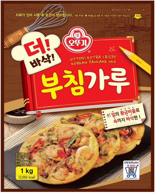 오뚜기 더 바삭 부침가루, 1kg, 1개