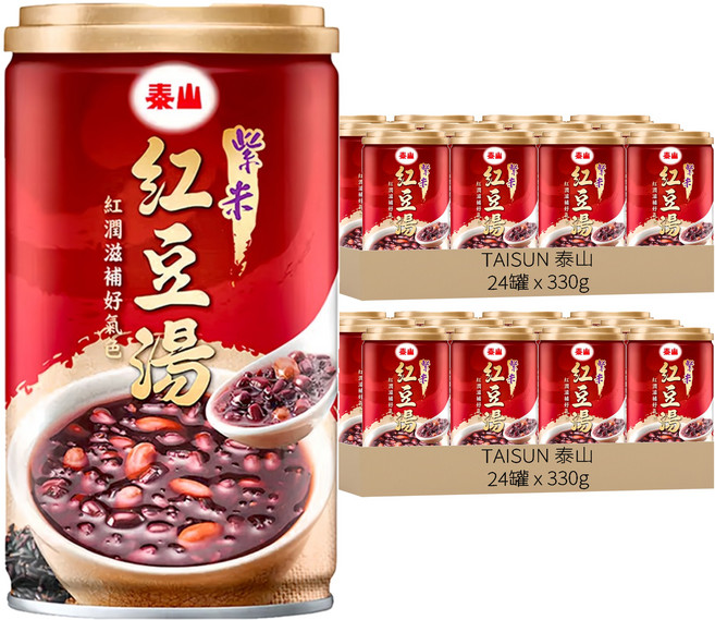 TAISUN 泰山 紫米紅豆湯, 1.98kg, 8組
