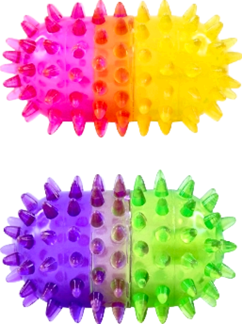 earth rated 莎賓 刺刺球 狗玩具 無毒橡膠, 顏色隨機, 1個