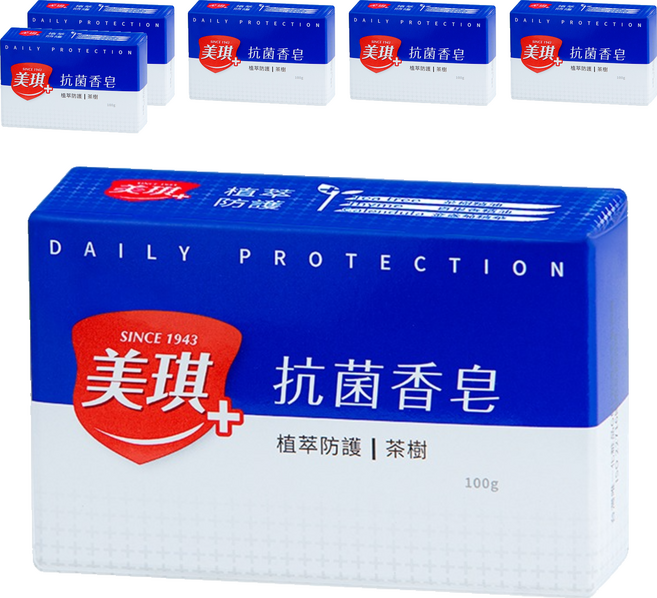 美琪 抗菌香皂 茶樹, 6個