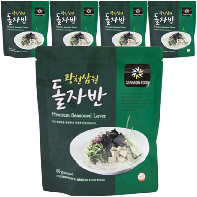 삼원 광천 돌자반, 50g, 5개