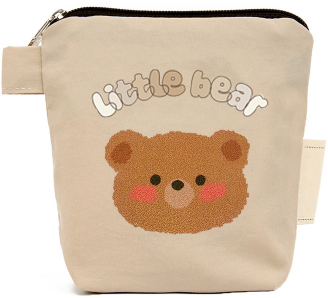 세맘스 양면방수 동글동글 약파우치, 리틀베어