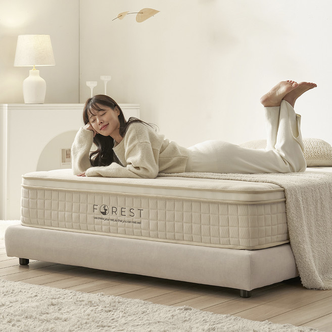 보니애가구 슬립코어 삼중직 독립스프링 매트리스 방문설치, 270mm, 미디엄