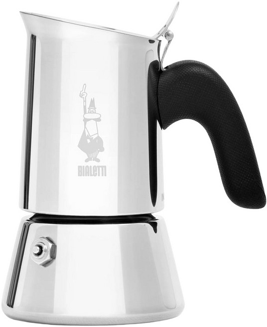 BIALeTTI 拜雷提 New Venus 不鏽鋼摩卡壺 2杯份, 銀色, 1個