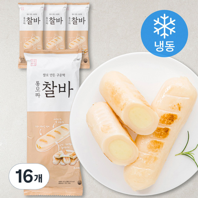 서울마님죽 통모짜 찰바 (냉동), 120g, 1개입, 16개