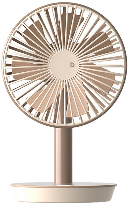 듀플렉스 무선 데스크팬 탁상용 선풍기, DP-DF700, 애쉬모카