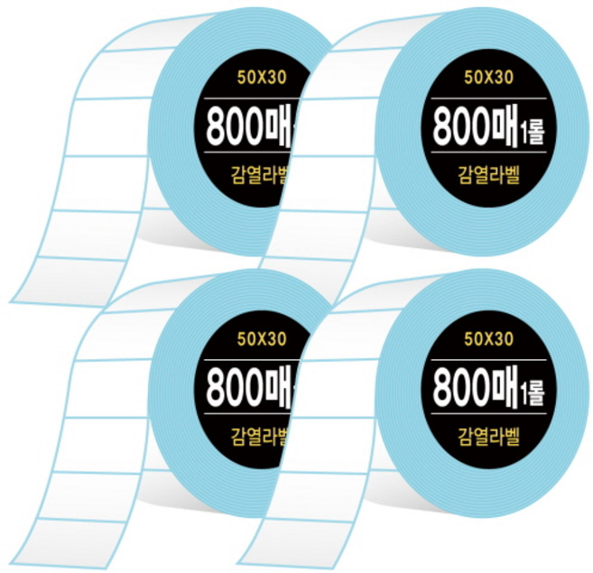 다다 감열라벨 800매, 4롤