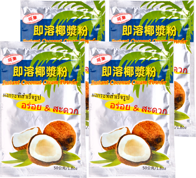 QUA-QUALITY 葵果 即溶椰漿粉, 50g, 4包