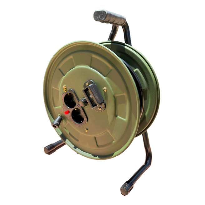 STAGER 캠핑용 케이블 릴 HJR-safer60S, 20m, 혼합색상, 1개