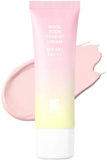 16브랜드 물분 톤업 크림 SPF50 PA+++ 50ml, 라이트피치, 1개