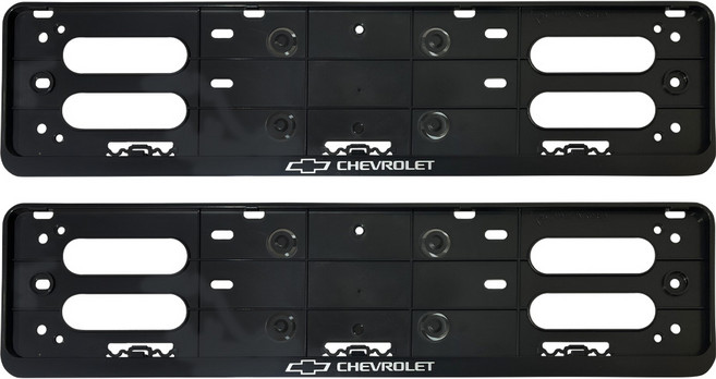 쉐보레 번호판 가드 플레이트, 2개