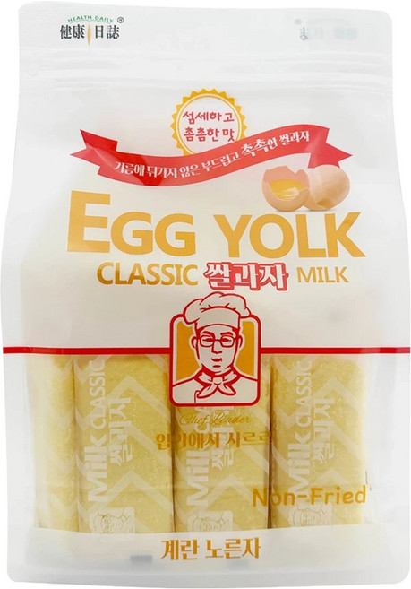 HEALTH DAILY 健康日誌 韓式蛋黃米餅, 240g, 1個