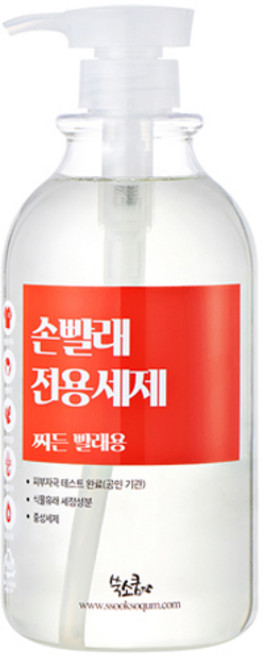 쑥소쿰 손빨래 전용세제 찌든빨래용 본품, 1L, 1개