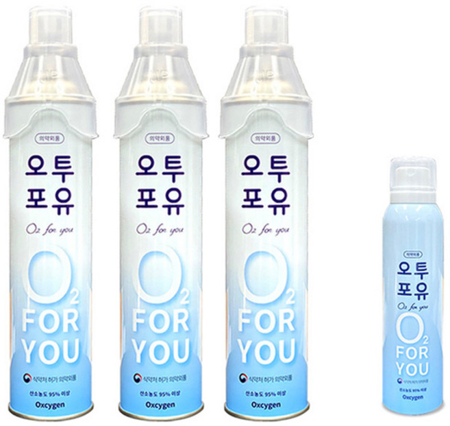 오투포유 휴대용 산소캔 816ml 3p + 220ml 세트, 1세트