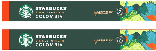 스타벅스 싱글 오리진 콜롬비아 네스프레소 캡슐커피, 5.7g, 10개입, 2개