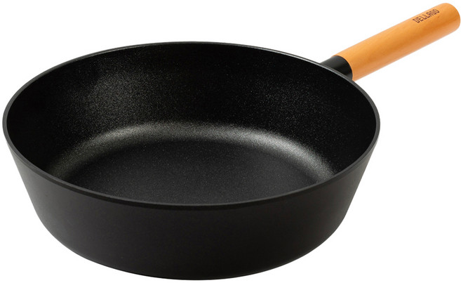 델라고 우드 베이직 궁중팬, 28cm, 1개