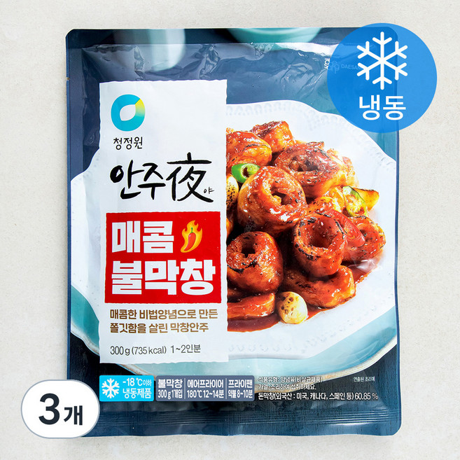 안주야 불막창 (냉동), 300g, 3개