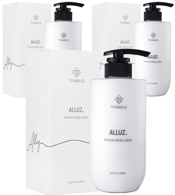 탐니크 퍼퓸 고보습 바디로션 올루쓰 과일향, 3개, 500ml