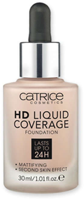 캐트리스 HD 리퀴드 커버리지 파운데이션 30ml, 020호 로즈베이지, 1개
