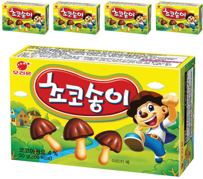 초코송이, 50g, 5개
