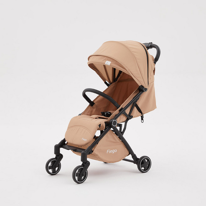 피에고 S1 Plus 오토 폴딩 휴대용 유모차, 샌드브라운