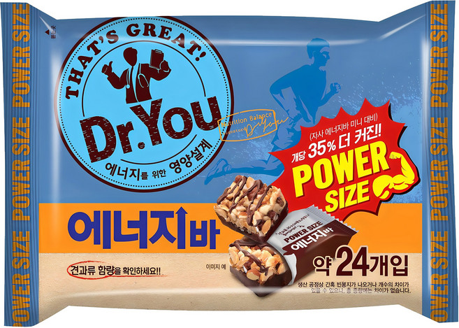 닥터유 에너지바 파워사이즈, 337g, 1개