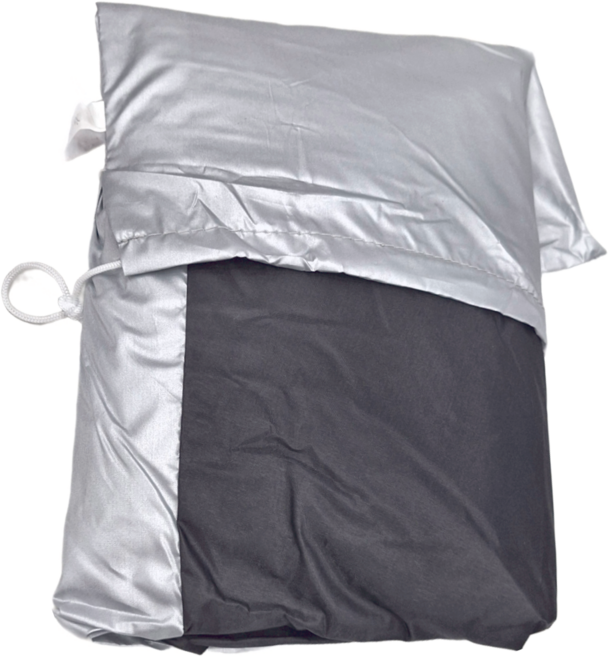 防水摩托車罩, 銀色