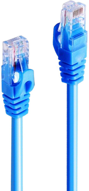Bravo-U Cat6超高速網路線 VGA轉RJ45訊號延長器套組, 30m, 藍色, 1組