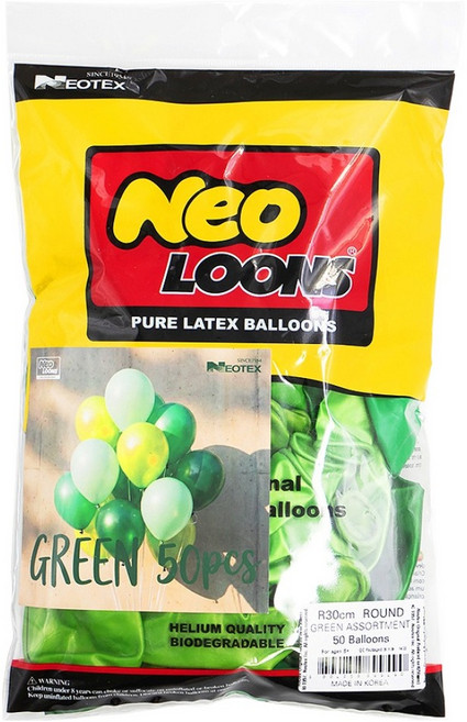 네오룬스 믹스패키지 그린어소트 30cm 50p, 1개