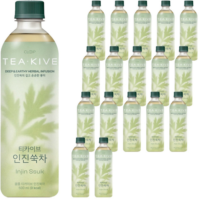 클룹 티카이브 인진쑥차, 18개, 500ml