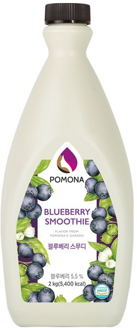 포모나 스무디 시럽 블루베리, 2kg, 1개