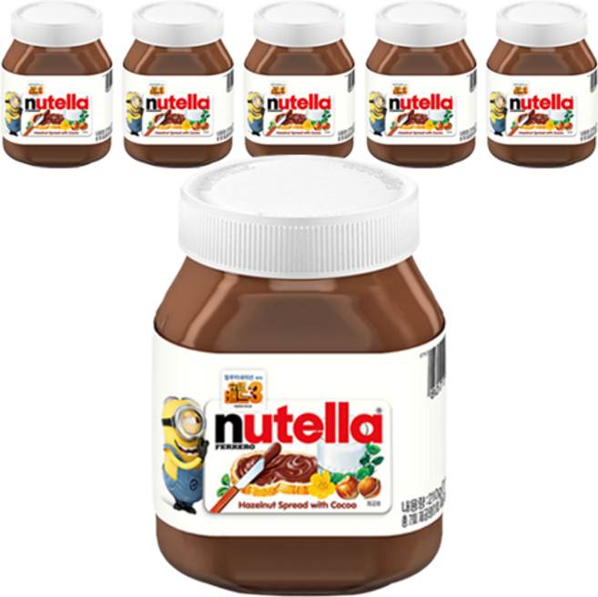 누텔라 스프레드, 210g, 6개