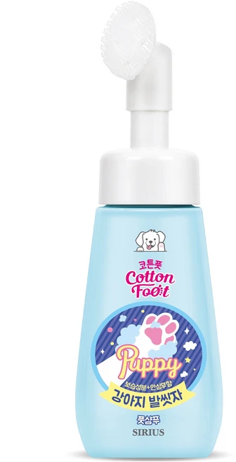 시리우스 강아지 발씻자 풋샴푸, 270ml, 1개입, 1개 - 쿠팡