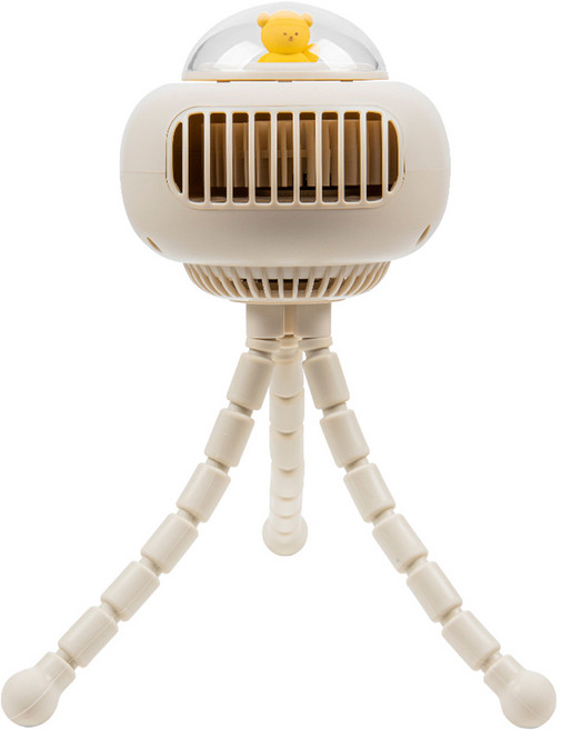 아가드 베베 세이프 유모차 선풍기, 크림화이트, 1개