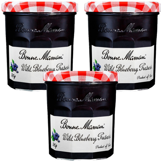 Bonne Maman 藍莓果醬, 370g, 3罐