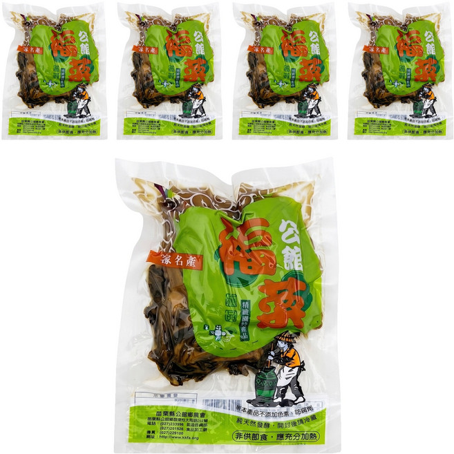 公館鄉農會 粒裝福菜, 500g, 5包