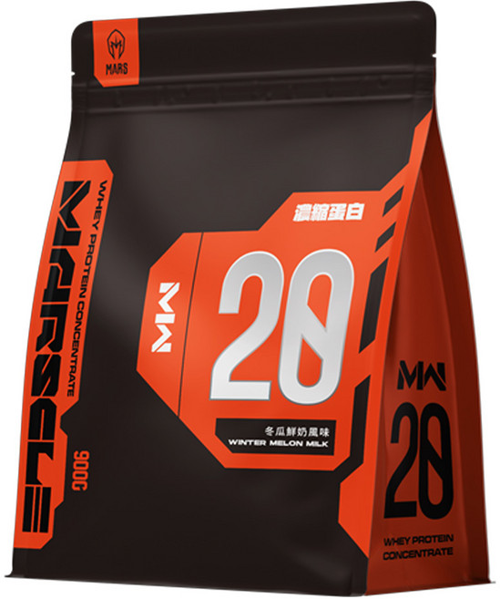 MARS 戰神 MARSCLE濃縮乳清蛋白 冬瓜鮮奶, 1包, 900g