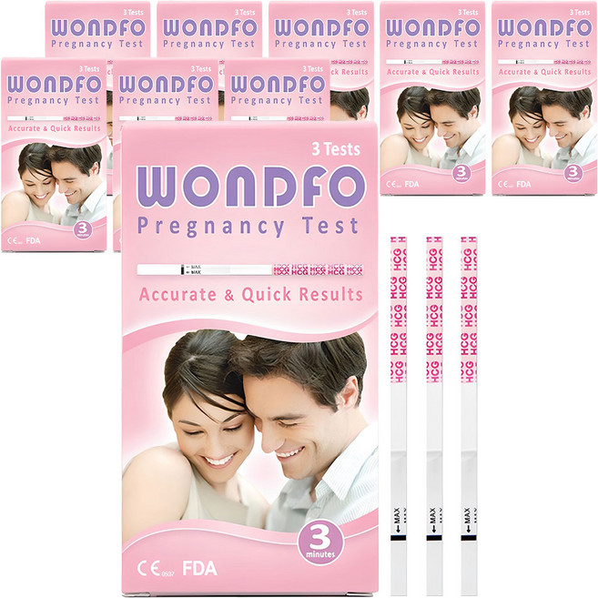 원포 임신테스트기, 3개입, 9개