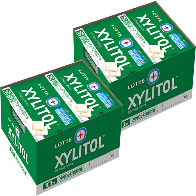 롯데자일리톨 오리지날 껌, 192g, 2개