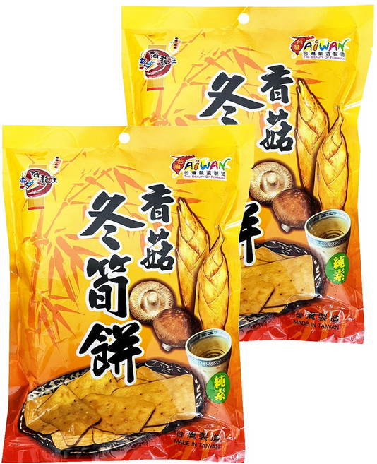 Onlyone 海龍王 香菇冬筍餅, 144g, 2袋