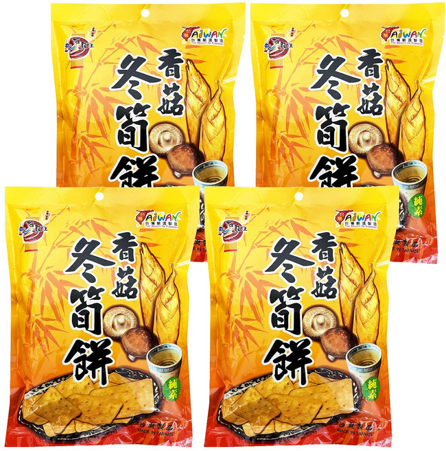 Onlyone 海龍王 香菇冬筍餅, 144g, 4袋