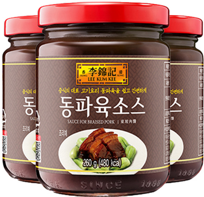 이금기 동파육 소스, 260g, 3개