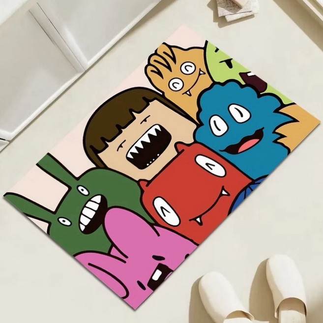 卡通動物造型硅藻泥踏墊 40 x 60cm 卡通06, 1個