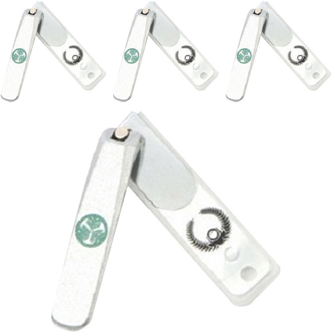 제이케이네트웍스 일본 니켄 무사 손톱깎이, 실버(도쿠가와 이에야스), 4개