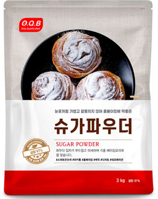 OQB 슈가파우더, 3kg, 1개