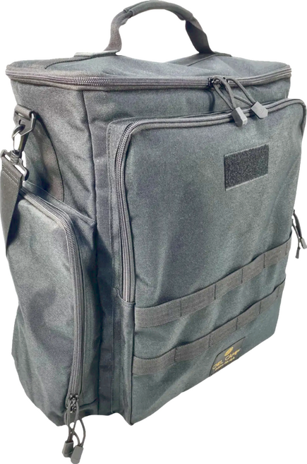 OWL CAMP 雙燈袋 DLB-B1 1000D 牛津布 尺寸長37.5cm高44cm寬18.5cm 產品重量1.42Kg, 黑色, 1個