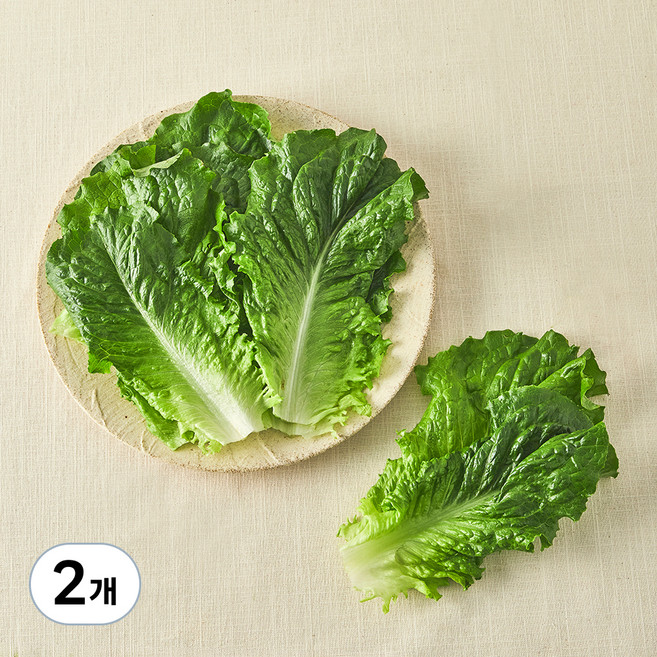 친환경 한끼 청상추, 80g, 2개