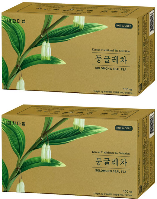 대한다업 둥굴레차, 1.2g, 2개, 100개입