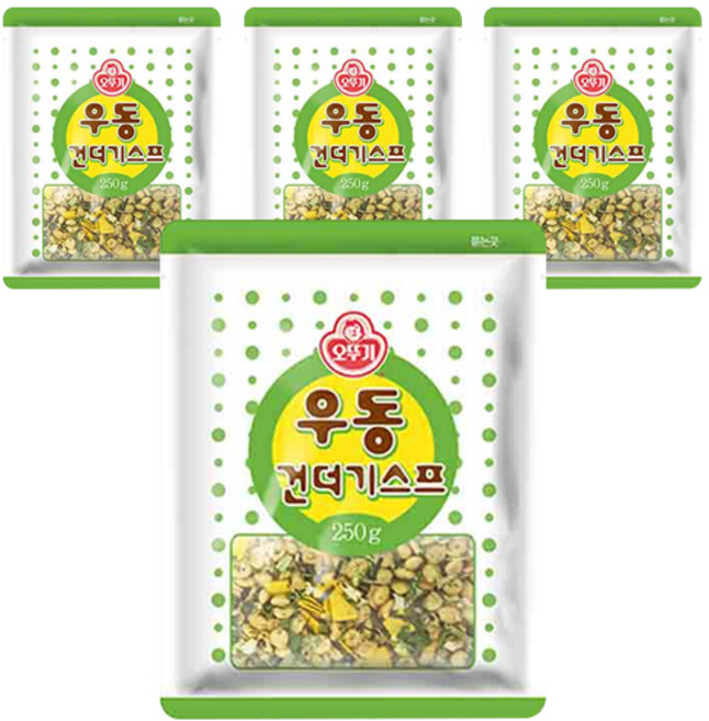 오뚜기 우동 건더기 스프, 250g, 4개